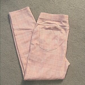 Pink Plaid Pants